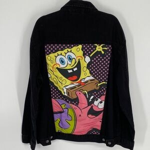 Nickelodeon SpongeBob & Patrick Jean Jacket Men’s Size XL